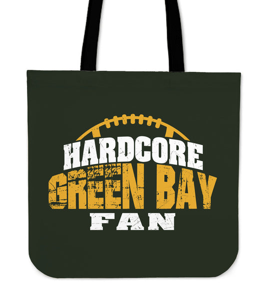 DISC: Hardcore Green Bay Football Fan Leather Tote