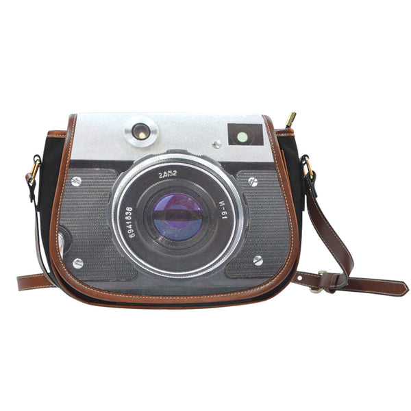 Love Photography Leather Camera Tote Bag