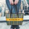 Green Bay Football Leather Tote
