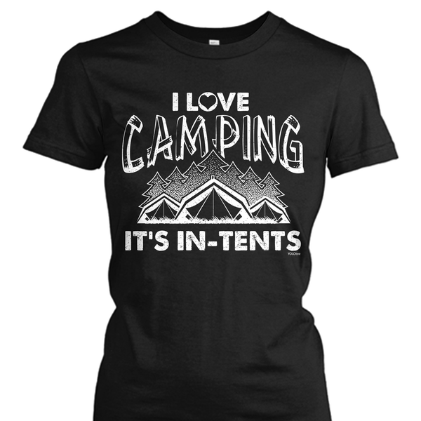 I Love Camping It's In-Tents Shirt