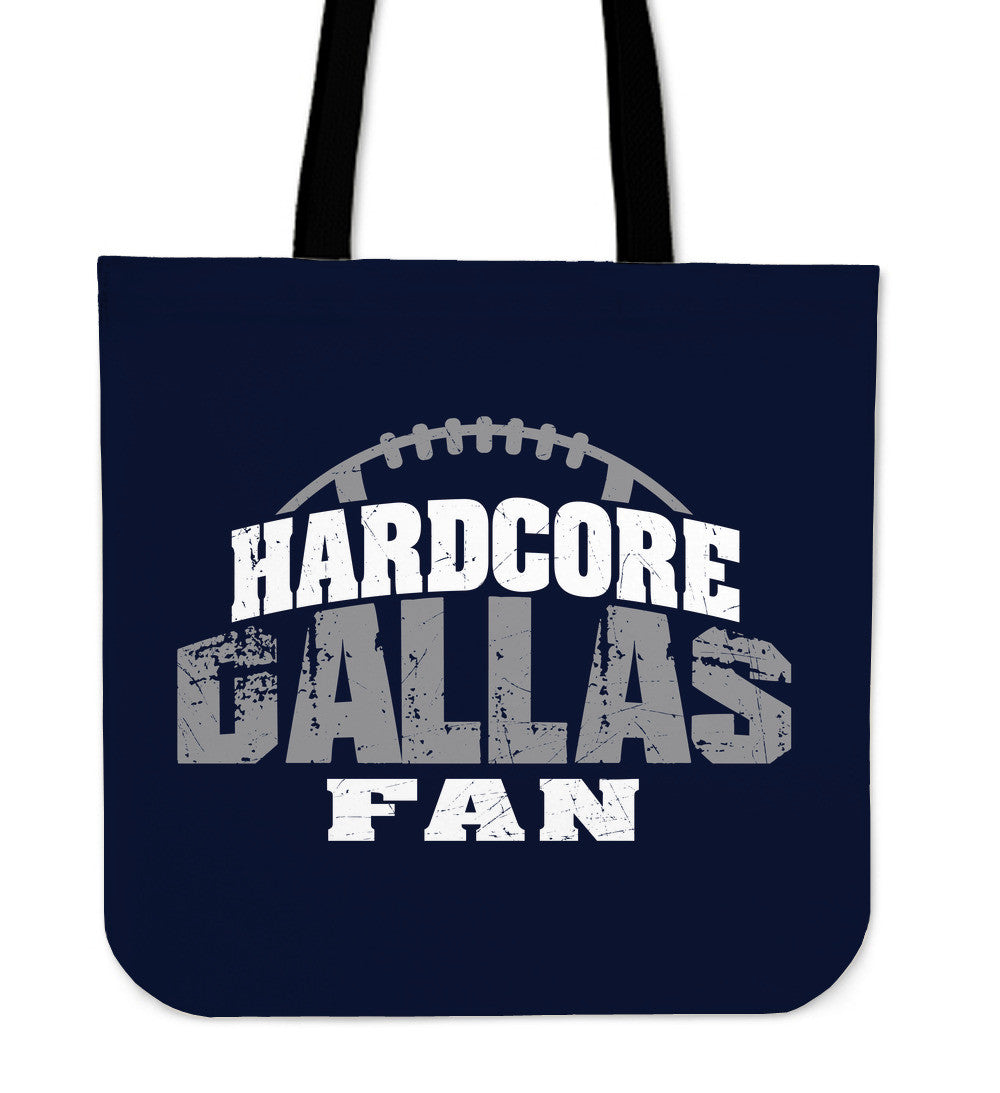 Hardcore Dallas Football Fan Cotton Tote