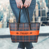 Chicago Football Leather Tote