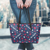 New England Football Leather Tote