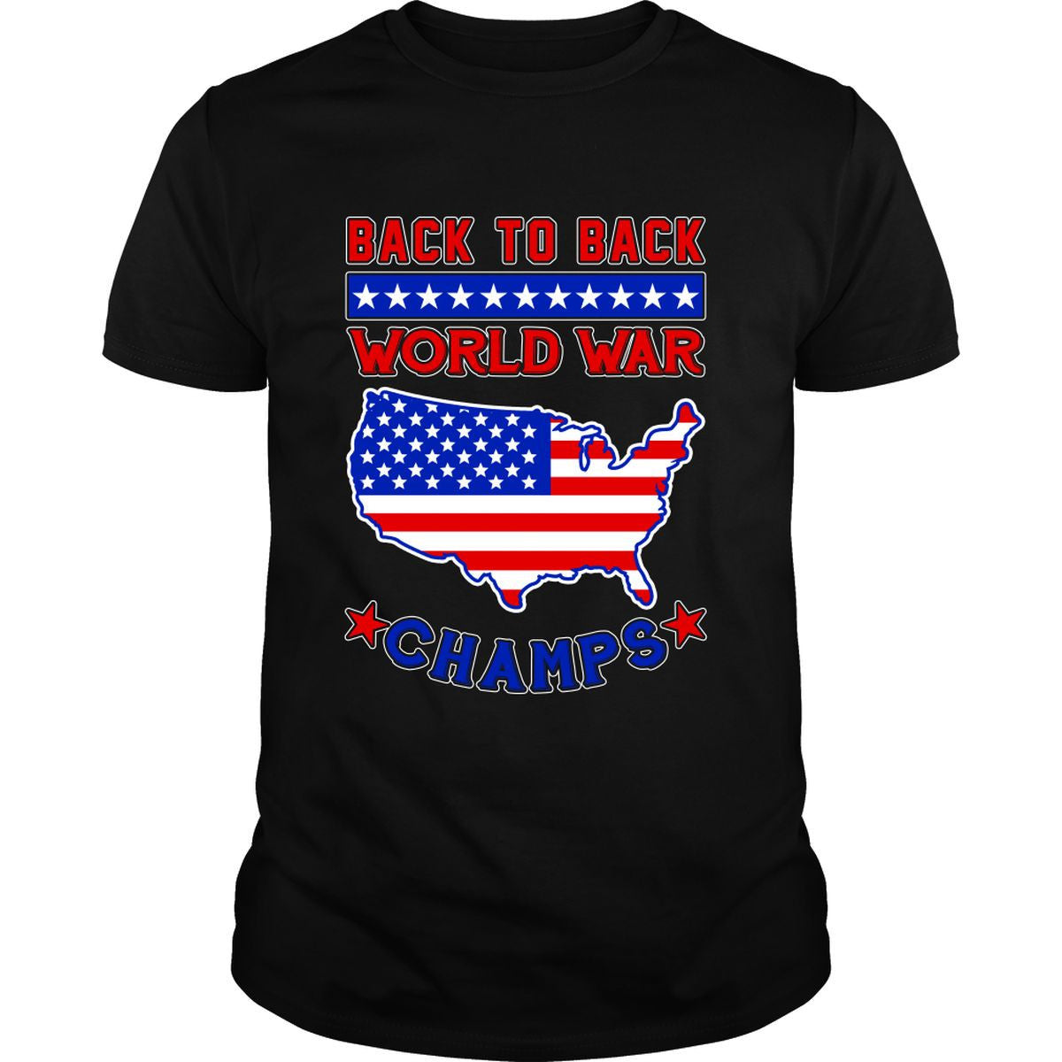 Back To Back World War Champs Shirt (Black)