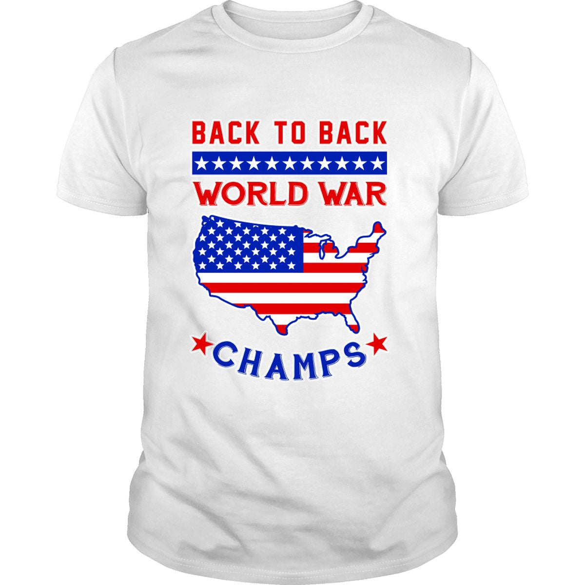 Back To Back World War Champs Shirt (White)