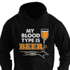 Blood Type Beer (IV) Premium Cotton Shirt
