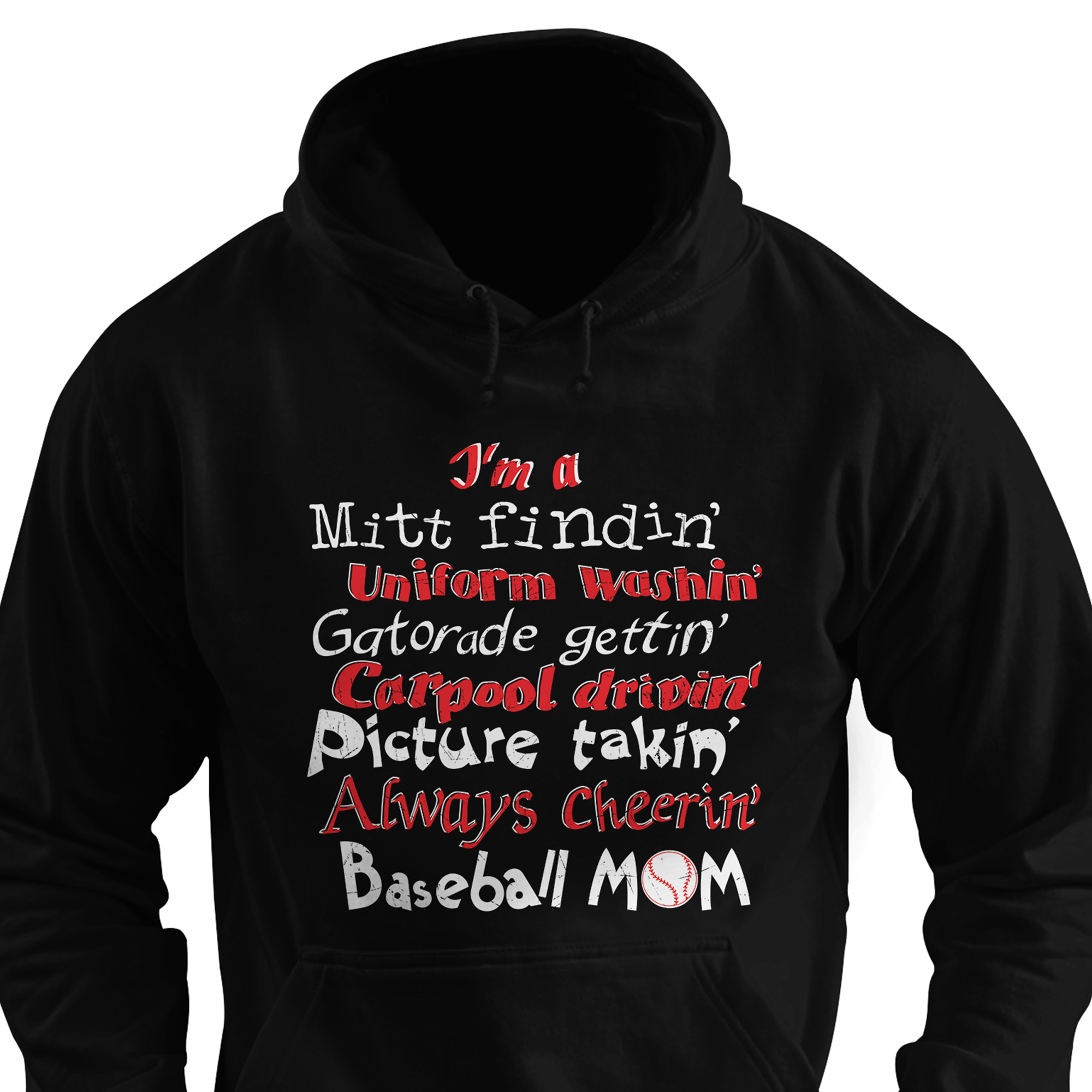 Always Cheering Baseball Mom