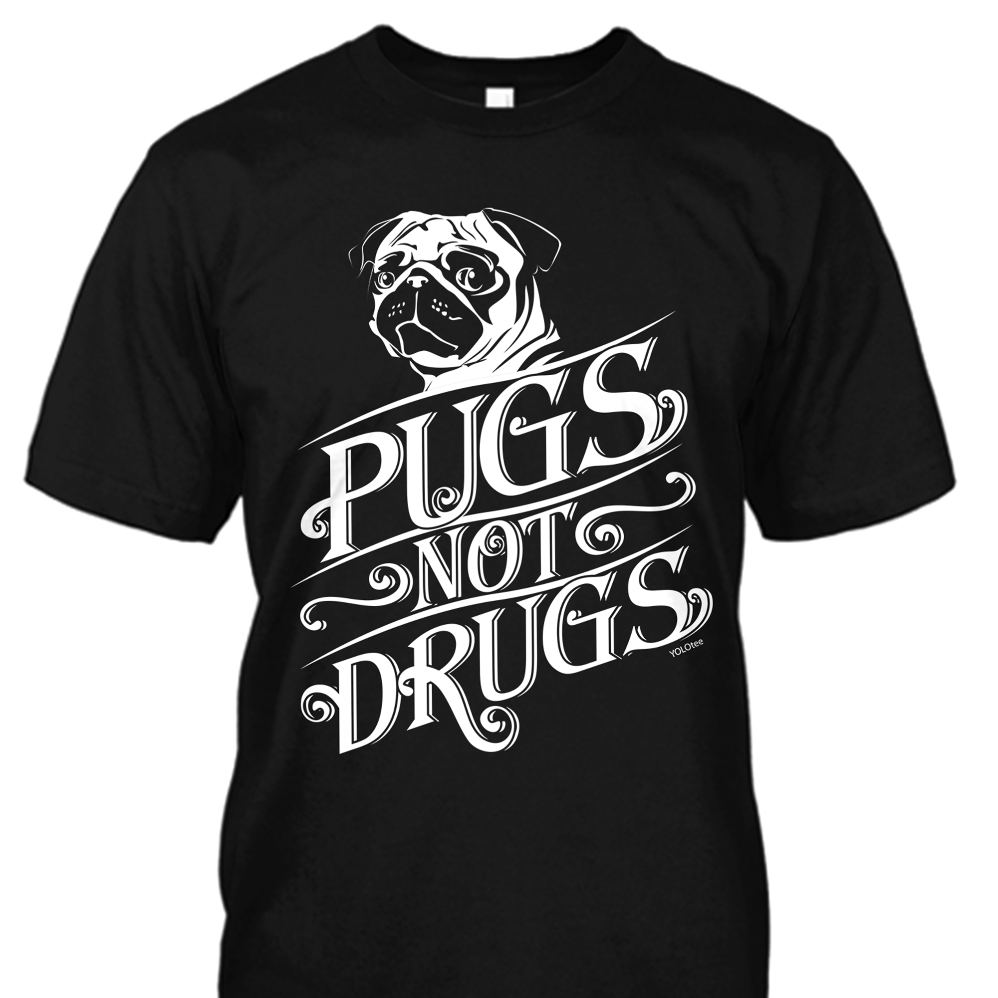 Pugs Not Drugs Premium Cotton Shirt