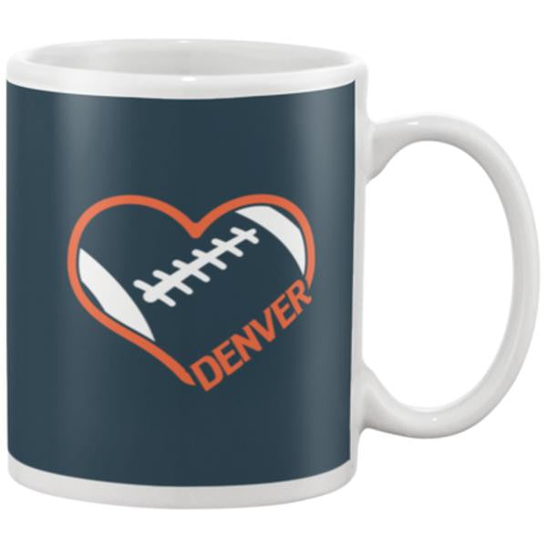 Love Denver Football Mug